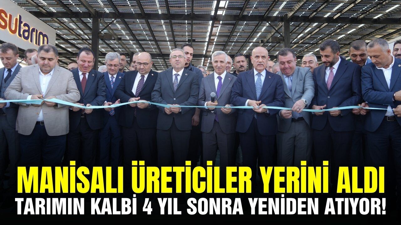 Depremin ardından büyük buluşma: Manisa'dan Tarım Fuarı'na yoğun ilgi!