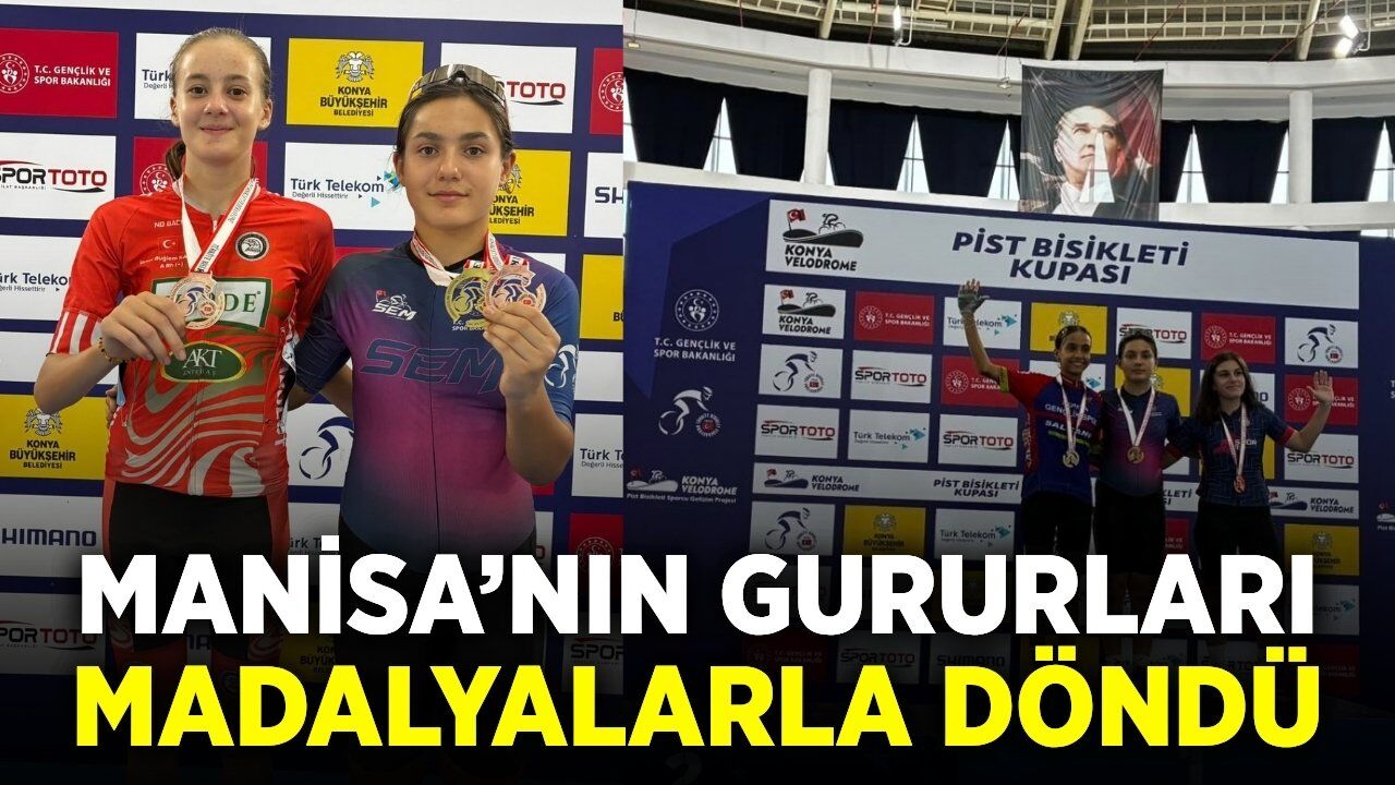 Konya'da Manisa rüzgarı: Madalyalarla döndü