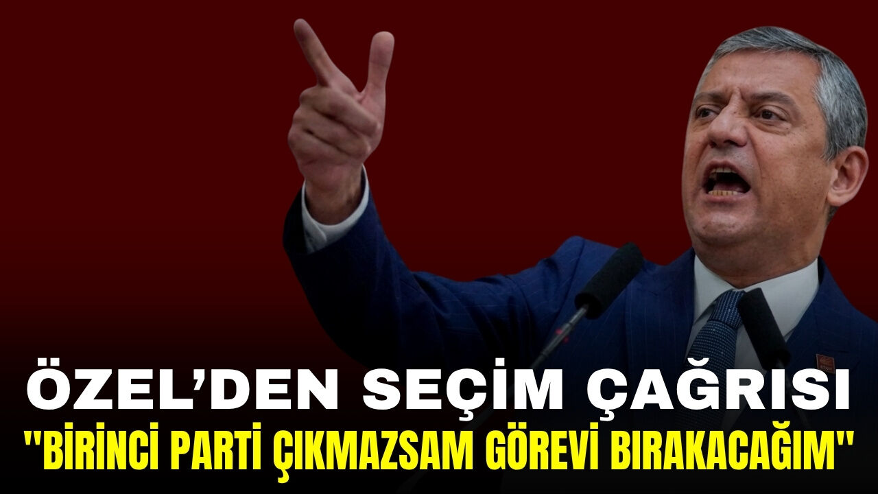 Özgür Özel'den seçim resti!