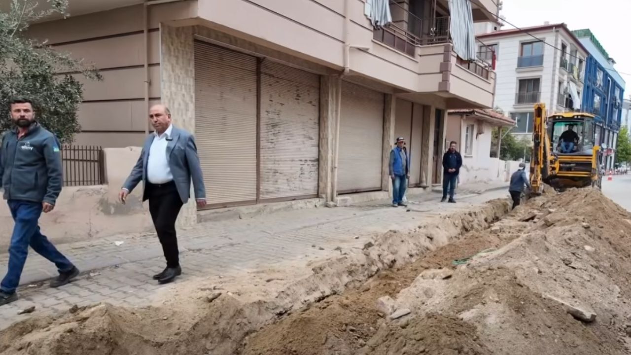 Sarıgöl'de Doğal Gaz Çalışmaları Sürüyor!