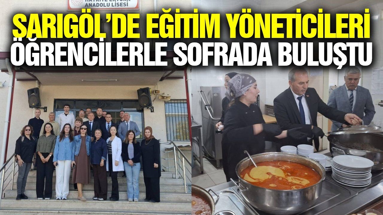 Sarıgöl İlçe Millî Eğitim Müdürlüğü'nden okul ziyareti